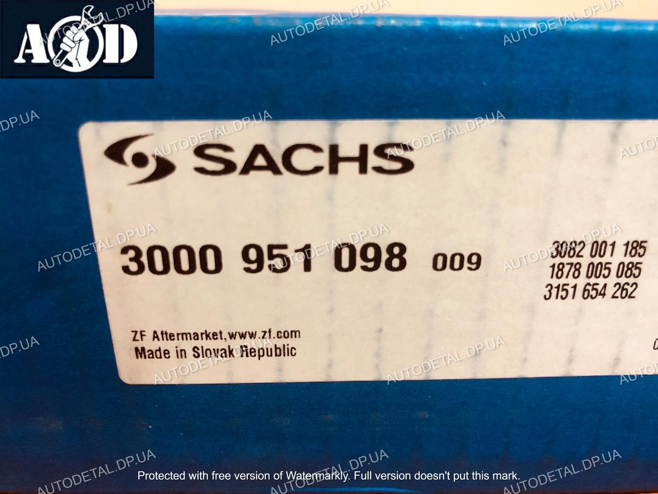 Комплект сцепления Хюндай Акцент III 1.4/1.6 2005-->2010 Sachs (Германия) 3000 951 098 - фото 2 - id-p1149010821