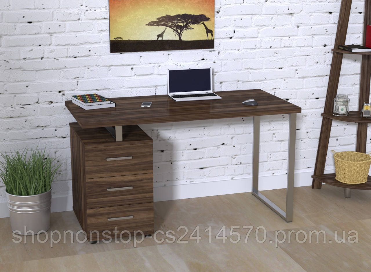 Стіл письмовий лофт L-27 Макс MAX Loft design Горіх Модена