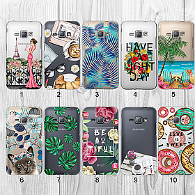 Силіконовий чохол з малюнком для Samsung J1 2016 J120 (new collection)
