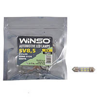 LED лампа Winso C5W 12V SMD3528 SV8.5 T11x36