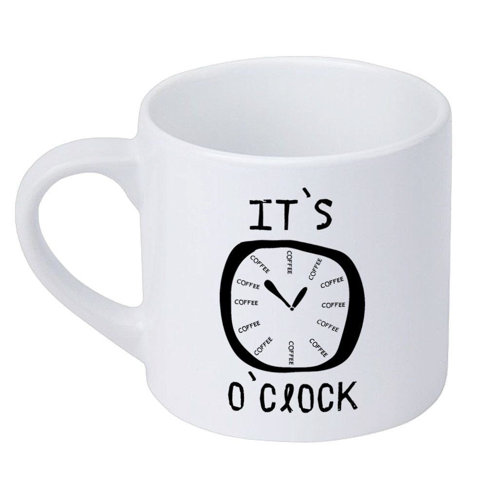 Кружка маленька It`s o`clock 170 мл (KRD_20M029), фото 1
