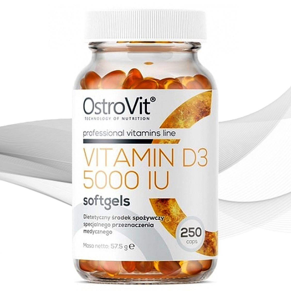 Вітамін Д Ostrovit Vitamin D3 5000 250 softgel