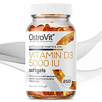 Вітамін Д Ostrovit Vitamin D3 5000 250 softgel