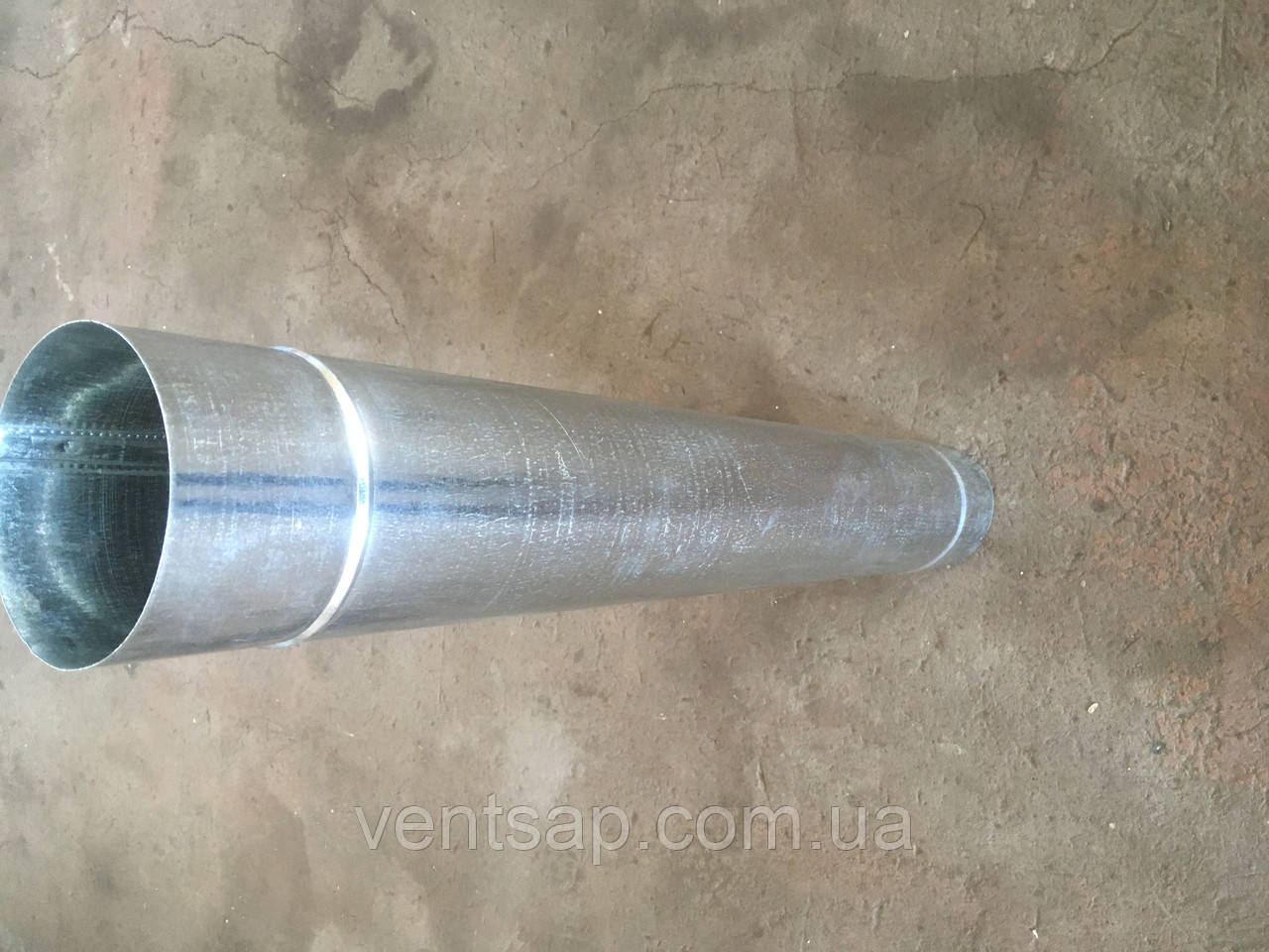 Труба вентиляционная, круглая, оцинковка 0,5 мм,,диаметр 125мм,1м.: вентиляция - фото 10 - id-p845541094