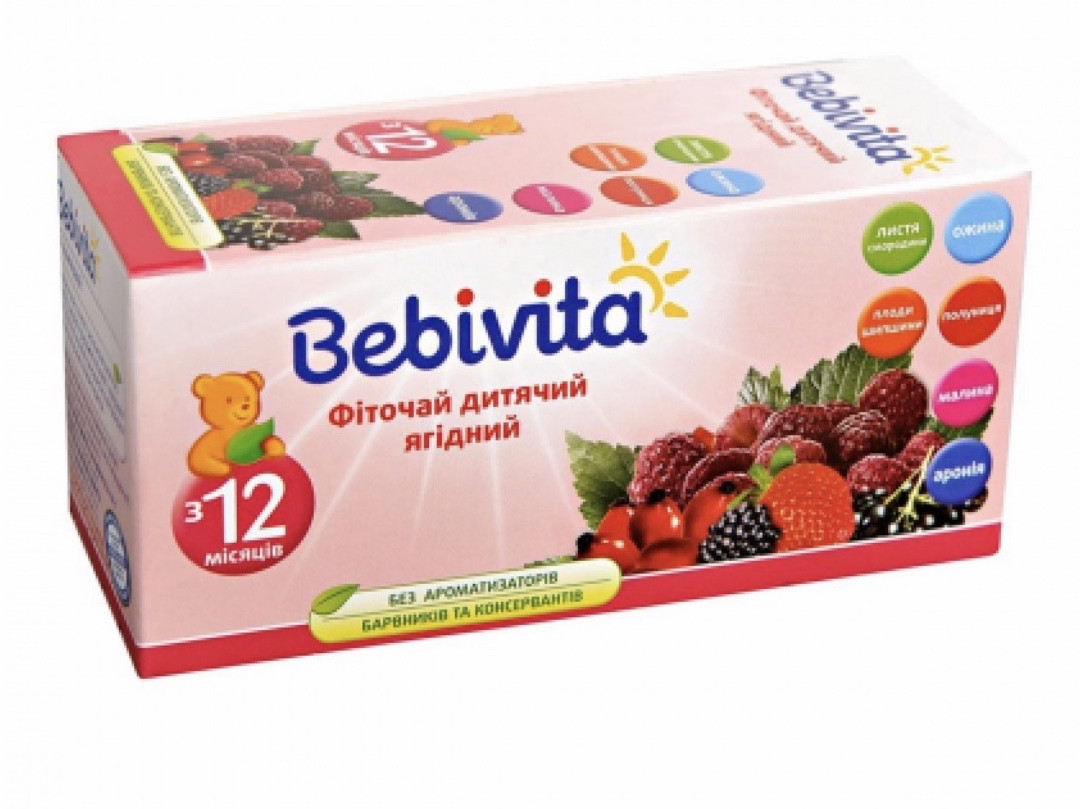 Фіточай Bebivita ягідний 30 гр.