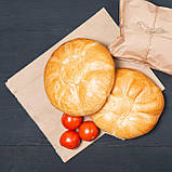 Паперові пакети для хліба 300*110*400 мм цупкий крафт пакет саше бурий фасувальний, фото 8