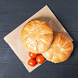 Паперові пакети для хліба 300*110*400 мм цупкий крафт пакет саше бурий фасувальний, фото 7