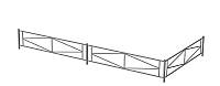 Огорожа газонне ОГ-14