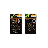 Буферные шарики Fox Edges 6mm tapered bore beads x 30 trans khaki