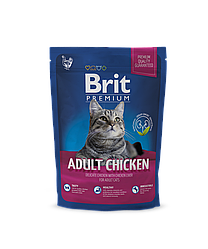 Корм Brit Premium Adult Chicken (Бріт Преміум з куркою), 800г.