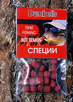 Мини-бойлы TimeFishing dumbells Специи Hot Demon 7*14