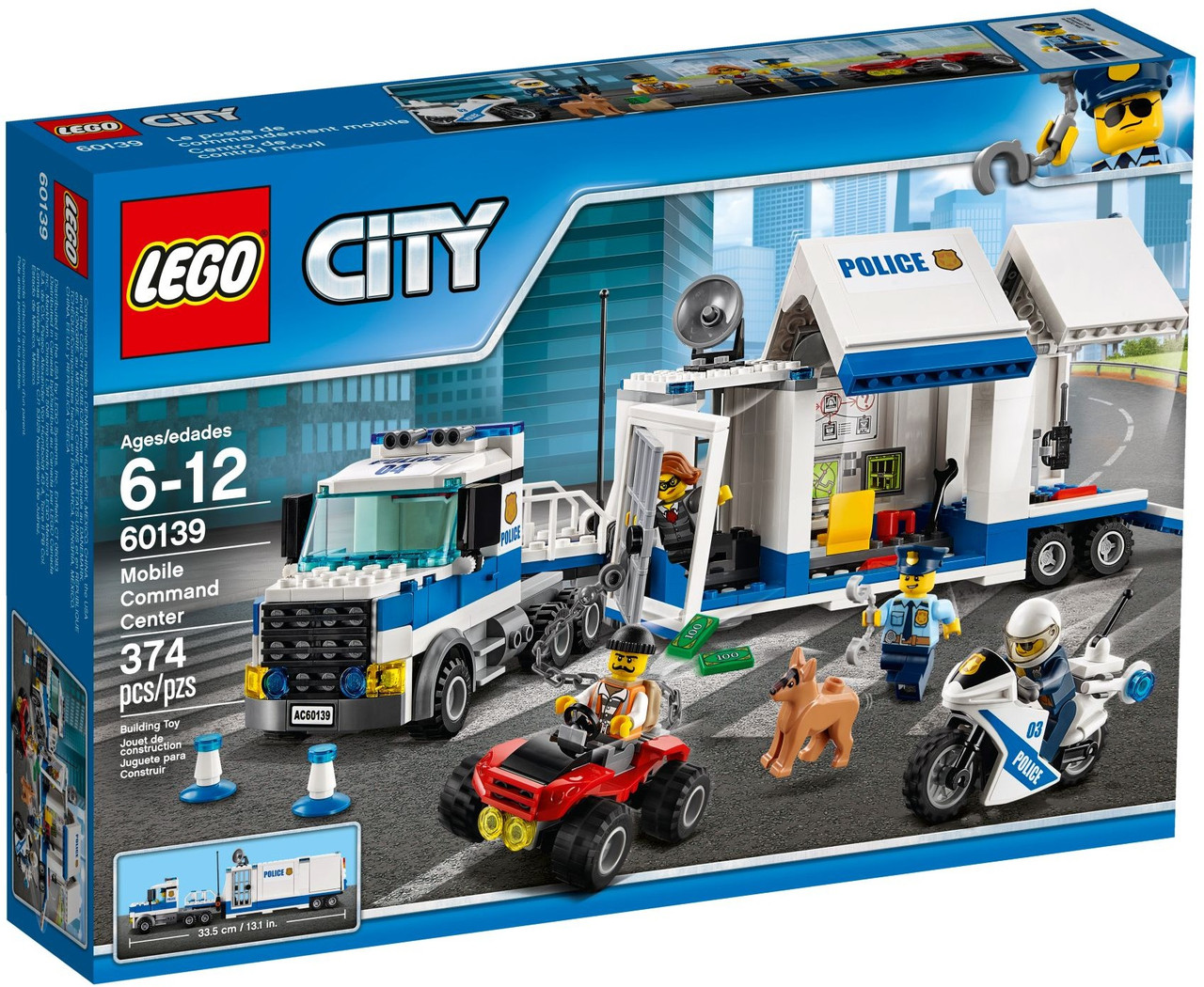 Lego City Мобільний командний центр 60139