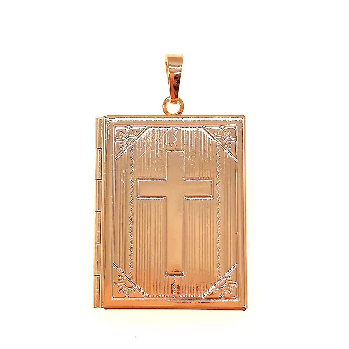 Медальйон-книжка Xuping з медичного золота, позолота 18K, 42409 (1)
