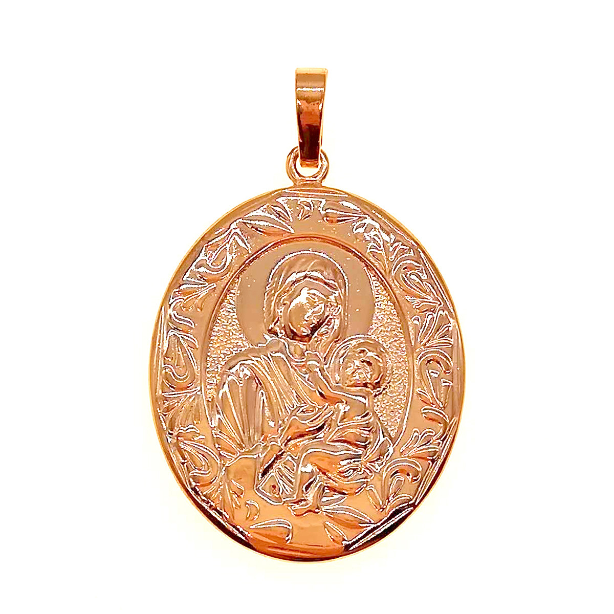 Іконка Xuping "Бізія Матір" з медичного золота, позолота 18K, 42448 (1)