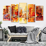 Модульна картина IDEAPRINT "Фантастичне місто", фото 4