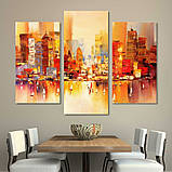 Модульна картина IDEAPRINT "Фантастичне місто", фото 3