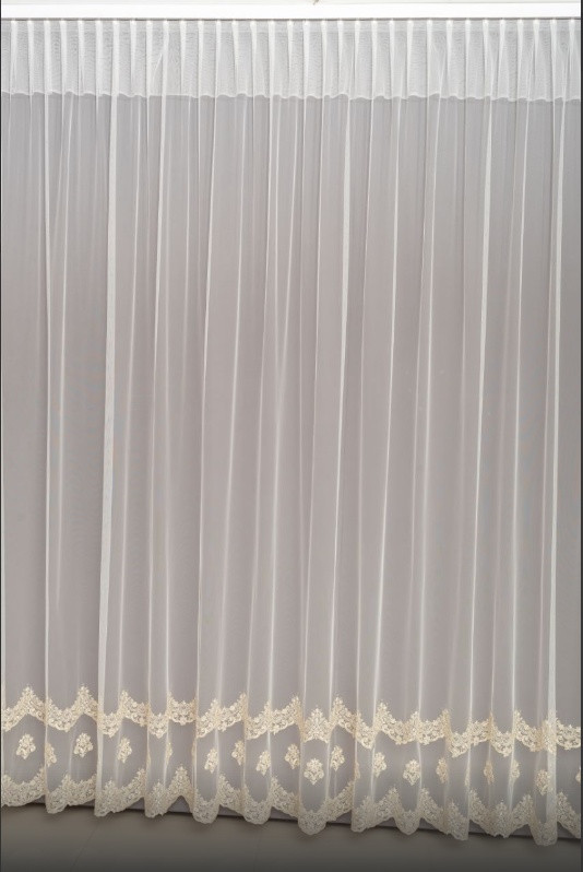 Турецкая Тюль на Окна Цвет Молочный и Белый (обработка Сторон + 50 Грн ...