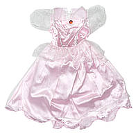 Детский карнавальный костюм маленькая принцесса, рост 92-104 см, розовый, вискоза, полиэстер (EE205А)