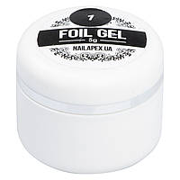 Nailapex Foil Gel - гель для лиття білий, 5 г