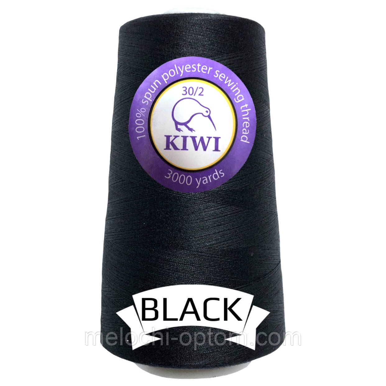 Нитки армовані №30/2 KIWI 3000 ярдів поліестер