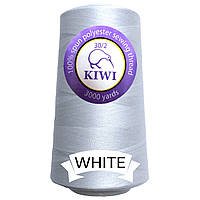 Нитки армовані №30/2 KIWI 3000 ярдів поліестер 301