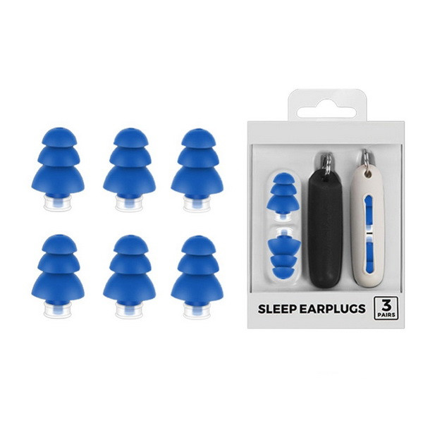 Бервуха багаторазові для сну (3 пари) Imakara Sleep Blue