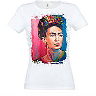 Футболка с печатью Frida Kahlo