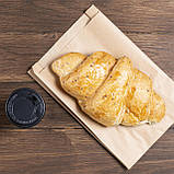 Паперовий пакет під випічку 170*30*230 мм бурий крафт пакет саше, фото 6