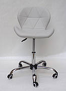 Крісло офісне на колесах INVAR OFFICE Onder Mebli, колір сірий 10