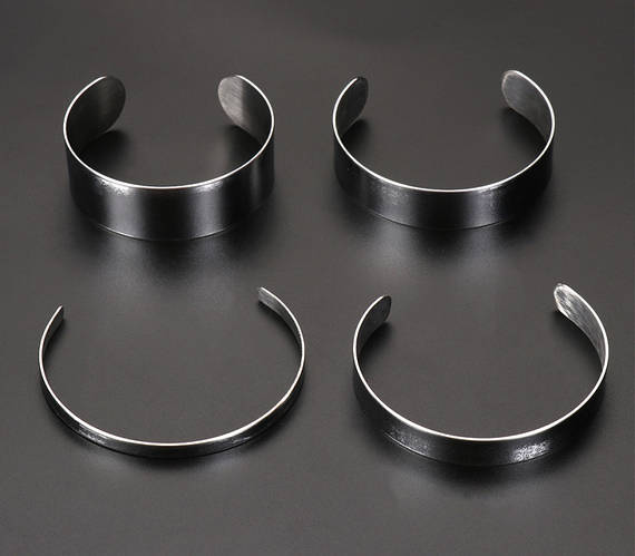 Основа для браслета Плоская 10 мм металлическая Сталь, цена 35 грн ...