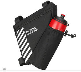 Сумка в раму B-Soul BAO-009BLK, кишеня для фляги (BAO-009BLK)