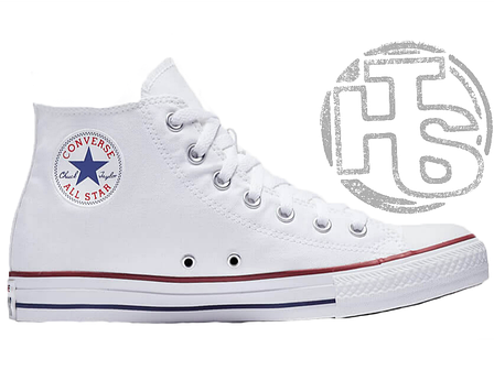 Жіночі кеди Converse Chuck Taylor All-Star Ox High-Top White M7650C, фото 2