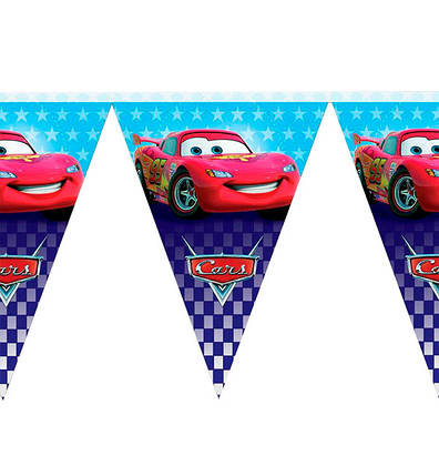 Гірлянда на день народження "Cars", довжина - 2 м., Україна, фото 1