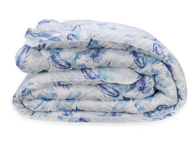 Ковдра Leleka-textile Біох двоспальна 172x205 см мікрофібра/штучний лебединий пух особливо теплий М11, фото 2