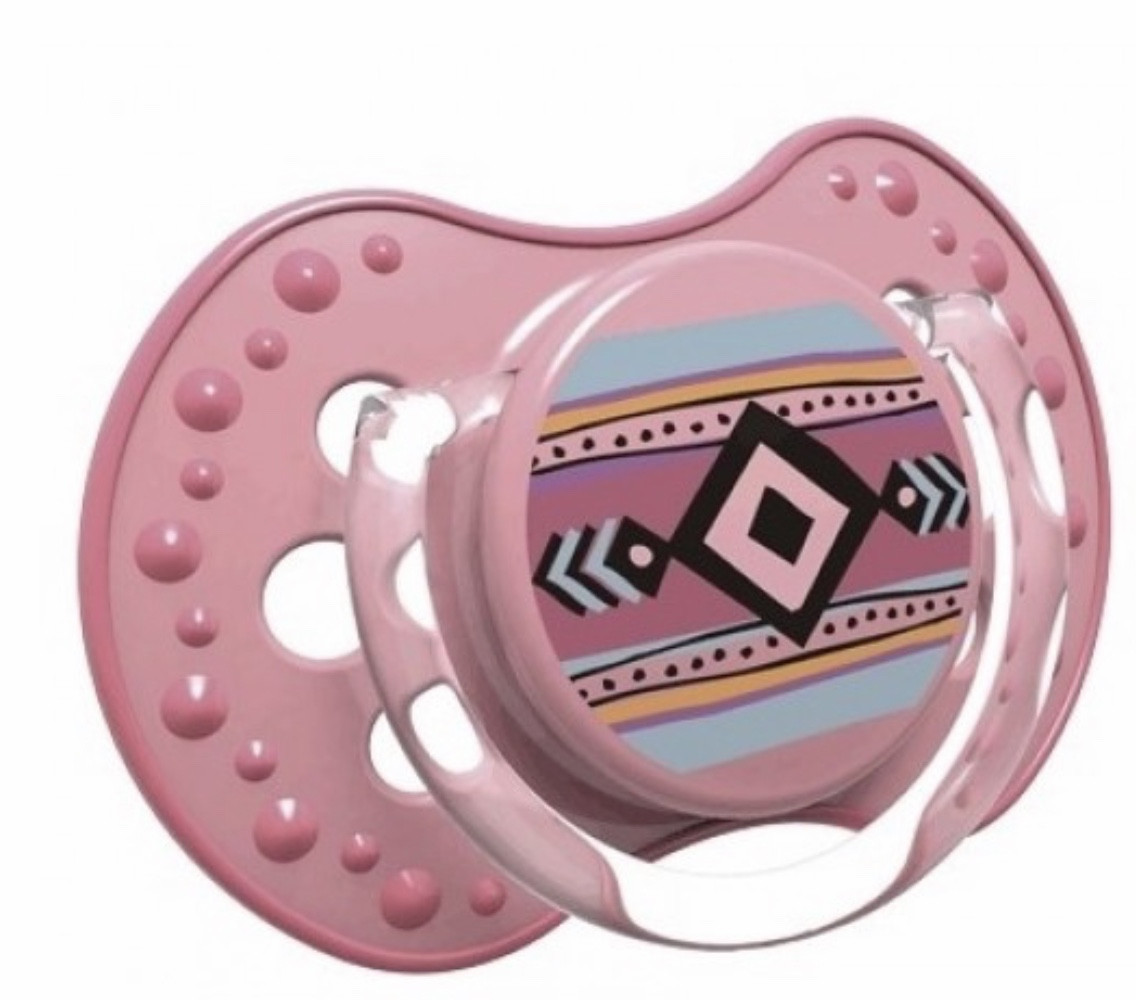 Пустушка динамічна силіконова 6-18 міс Lovi Retro baby Girl 2 шт, 22/857 (Лові)