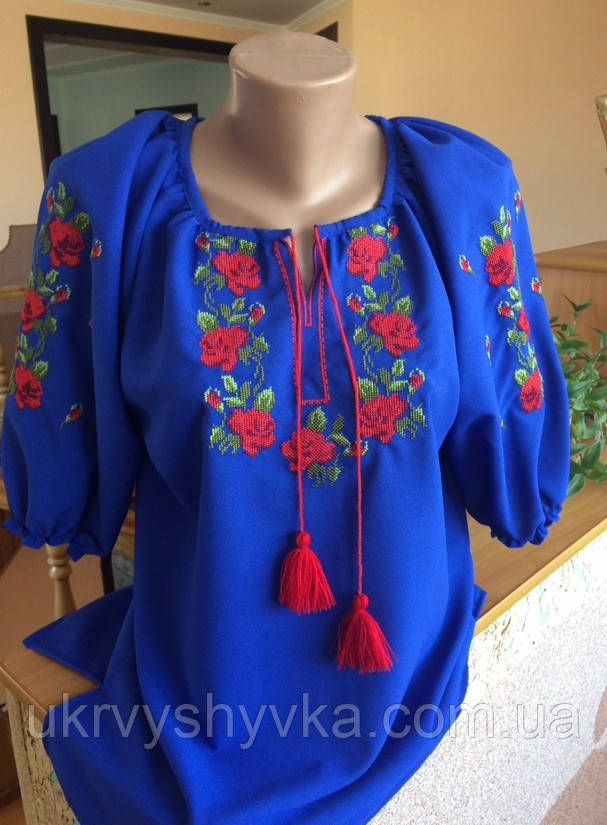 Шифонова вишиванка "Квіти любові"