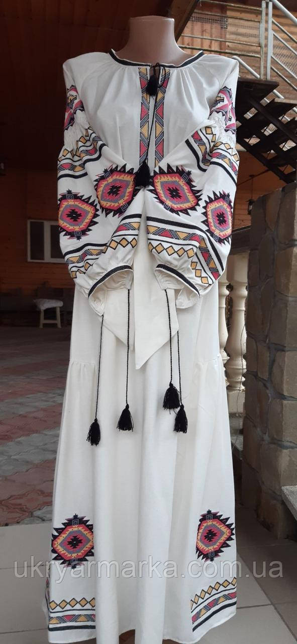 Сукня вишиванка  "Лара" в кольорах