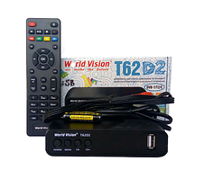 Цифровий ефірний DVB-T2 ресівер World Vision T62D2