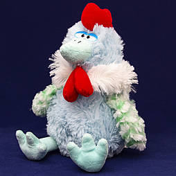 М'яка іграшка - курча-півник, 21 см, блакитний, поліестер (M1516721-2)