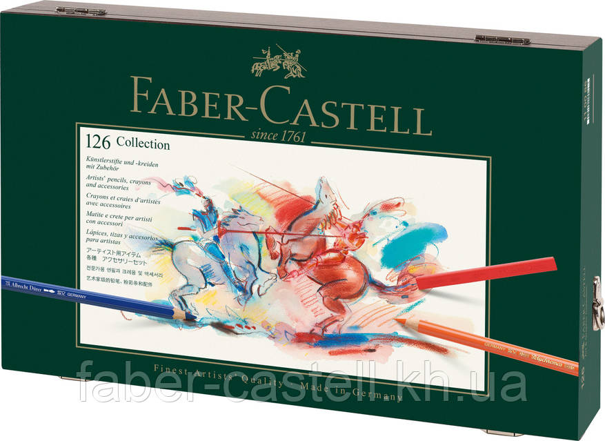 FABER-CASTELL  パステル アート＆グラフィックコレクション Художественный набор Faber-Castell ART & GRAFIC в деревянном