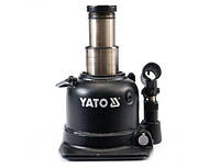 Домкрат гидравлический бутылочный 10 т 125-225 мм с двойным штоком YATO YT-1713 (Польша)