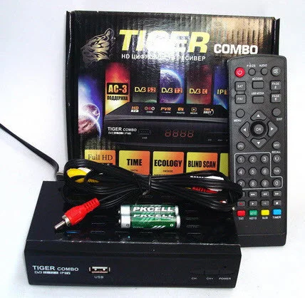 Цифровий ефірний DVB-T2 ресівер Tiger Combo HD (T2 і супутник в одному тюнері)