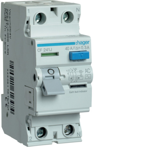 УЗО 2x40 АС, 300 mA, 2м