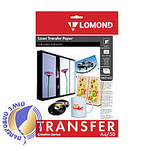 Термотрансфер Lomond для лазерного друку, для твердих поверхонь, А4, 140 г/м2, 50 аркушів