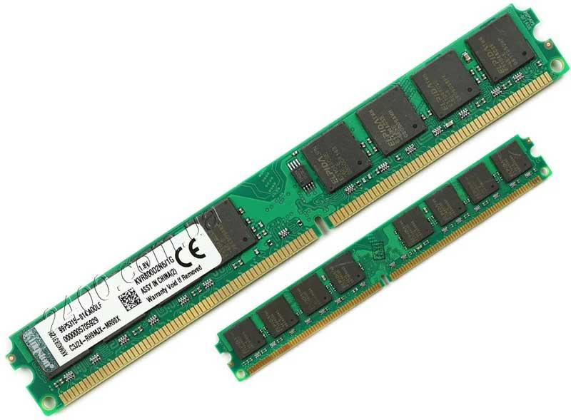 Оперативна пам'ять DDR2 1GB (1Гб) KVR800D2N6/1G для INTEL і AMD 800/667/533/400 Mhz 1024MB ДДР2 1 Гб (1 Gb)