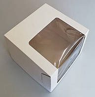 Картонне пакування для тортів з віконцем 250х250х200 (м/г)