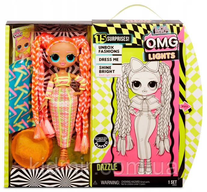 Кукла LOL Surprise OMG Lights Dazzle ЛОЛ ОМГ Блестящая