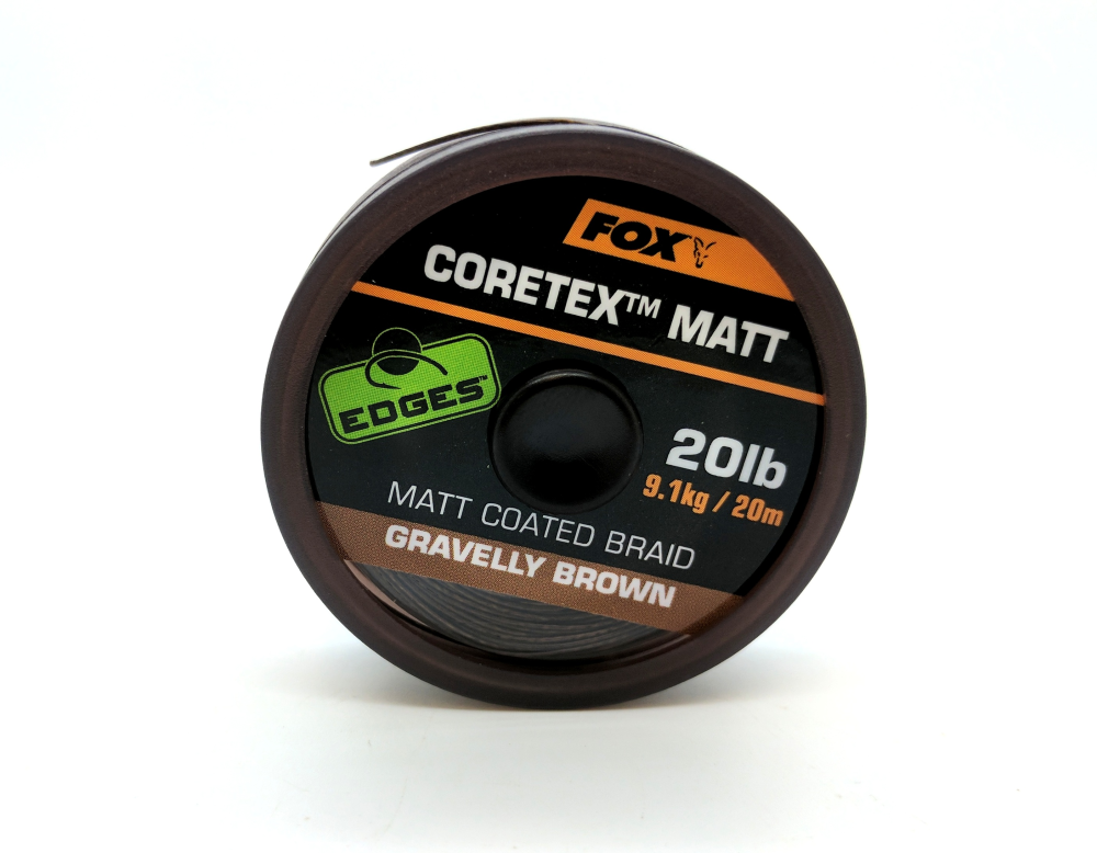 М'який поводочний матеріал Fox Matt Coretex Gravelly Brown 20lb