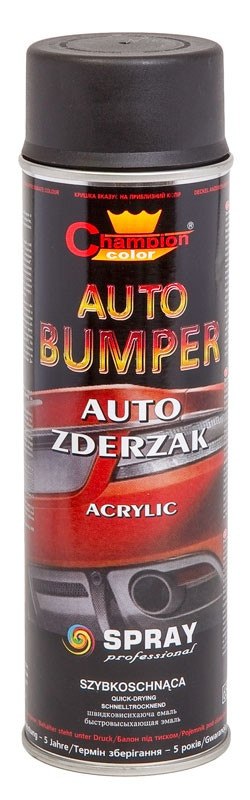 AUTO ZDERZAK Автобампер (чорний матовий) "Champion" 500 мл.