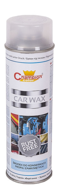 Аерозоль Car Wax Антикор. на базі воску "Champion" 500 мл.